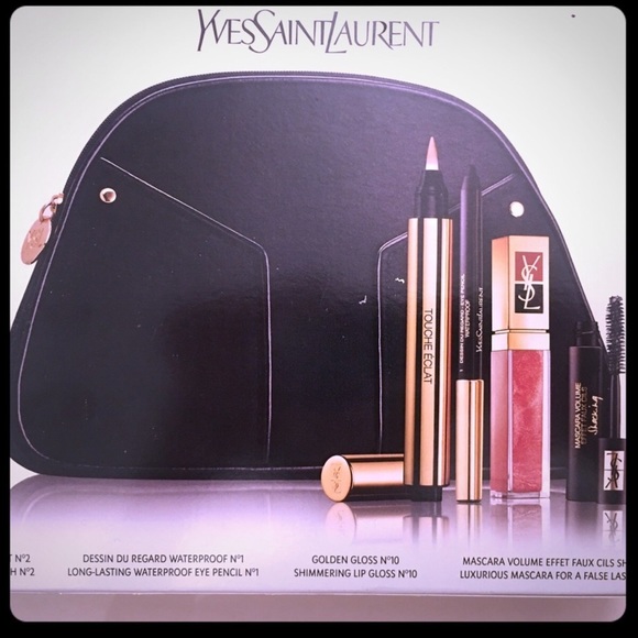 Yves Saint Laurent Other - 🎉HOST PICK🎉New YSL Makeup bag & Makeup